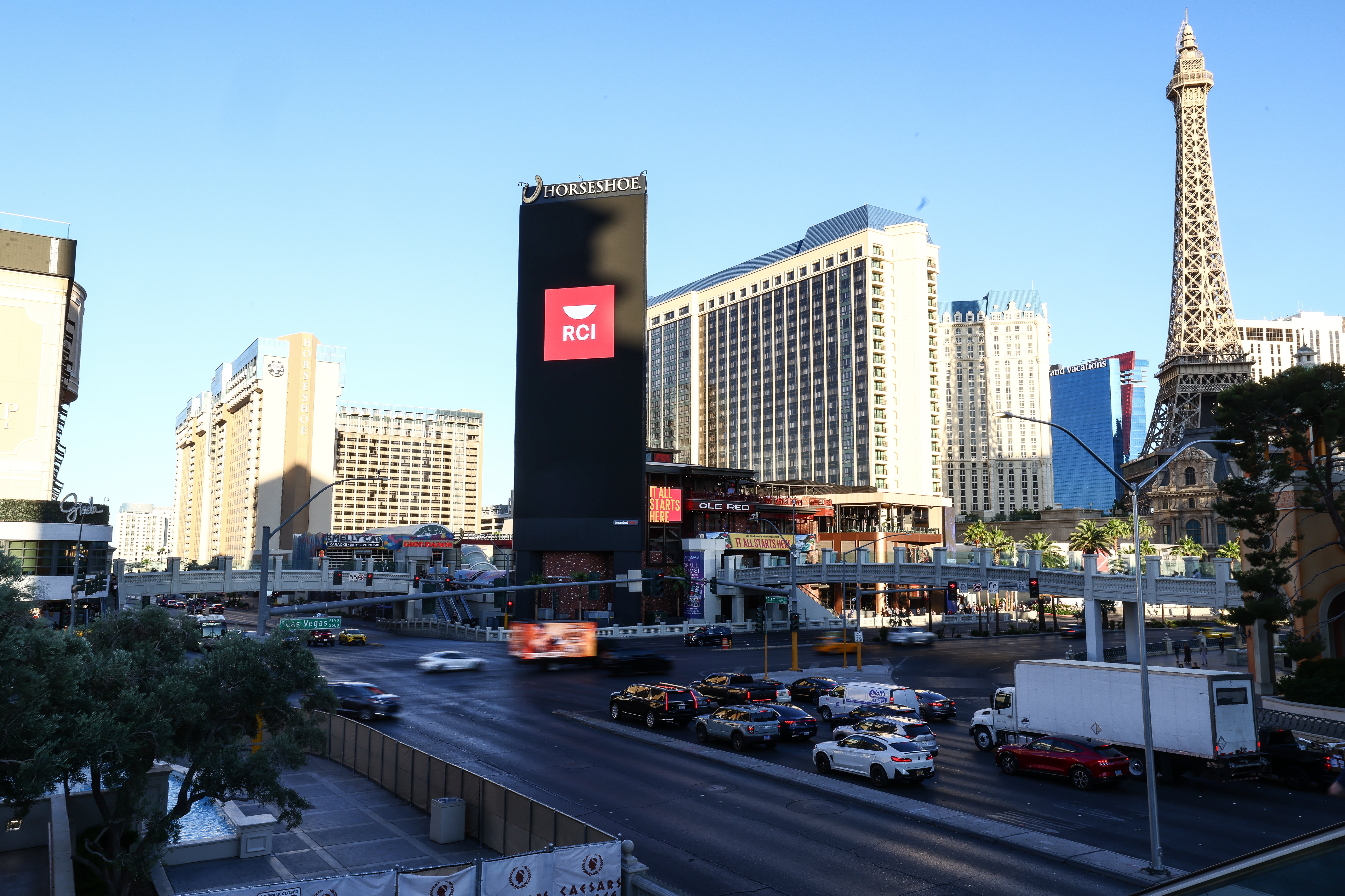 RCI Billboard on the Vegas Strip