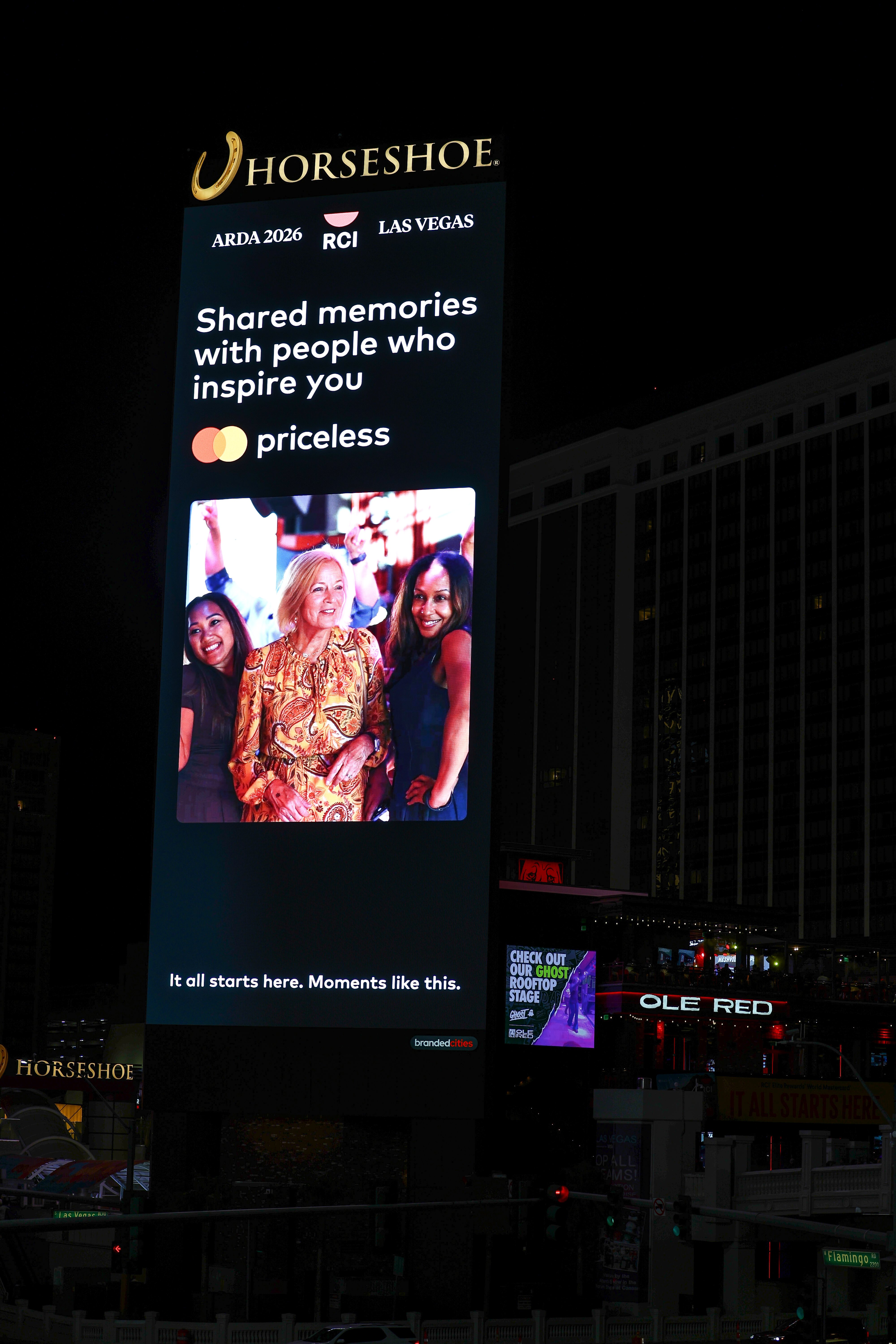 RCI Billboard on the Vegas Strip